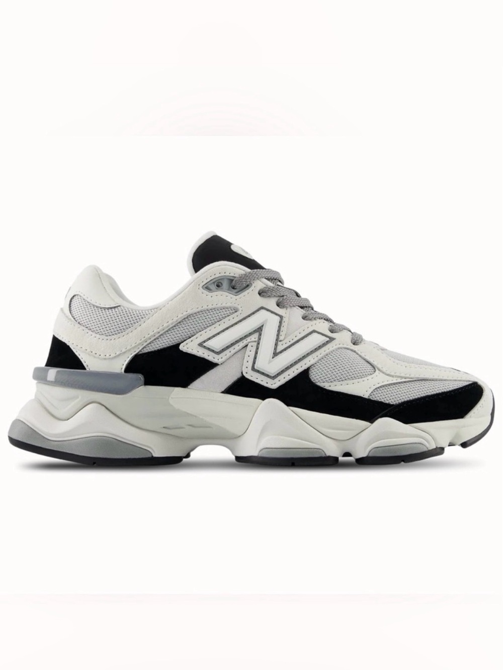 New Balance Black & White 9060 Sneakers